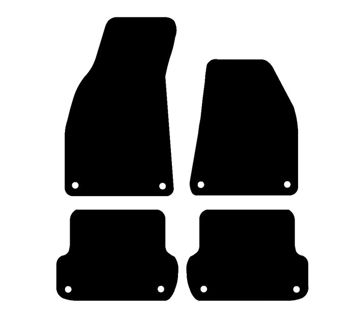 Seat Exeo 2009 - 2013 Car Mats vehicle mat pattern