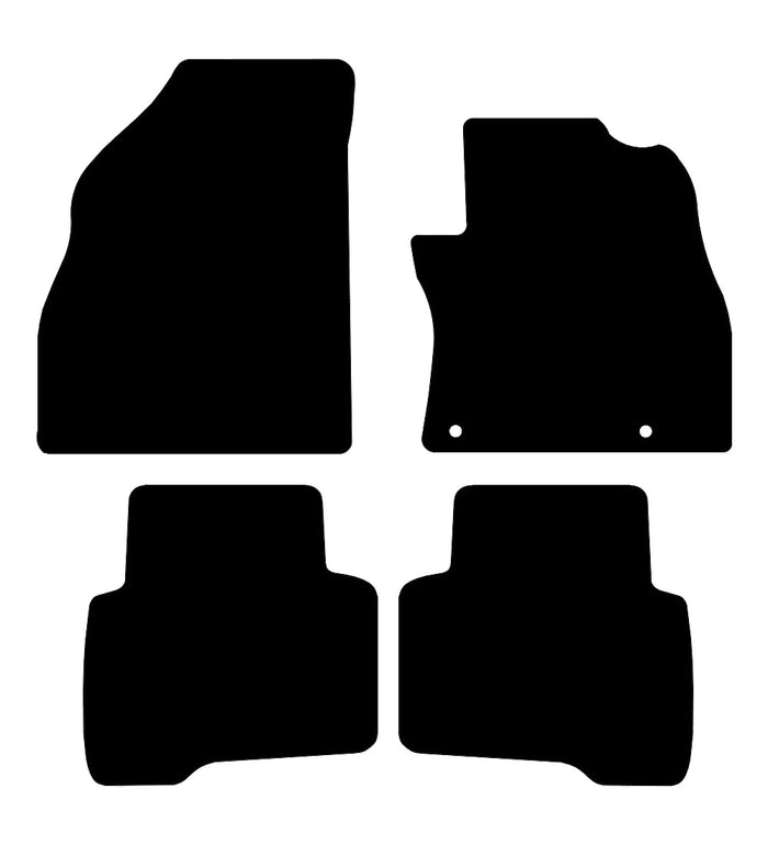 Peugeot Bipper Tepee 2008 - 2018 Car Mats vehicle mat pattern