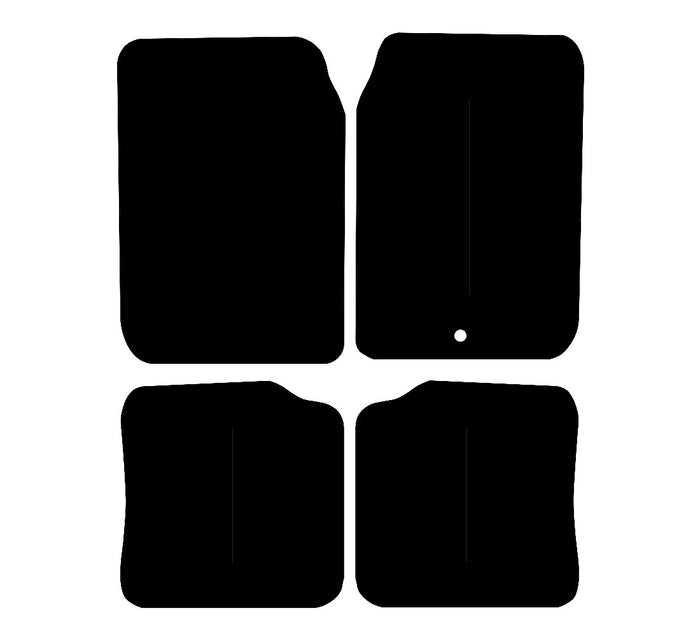 Toyota Corolla 1997 - 2002 Car Mats vehicle mat pattern