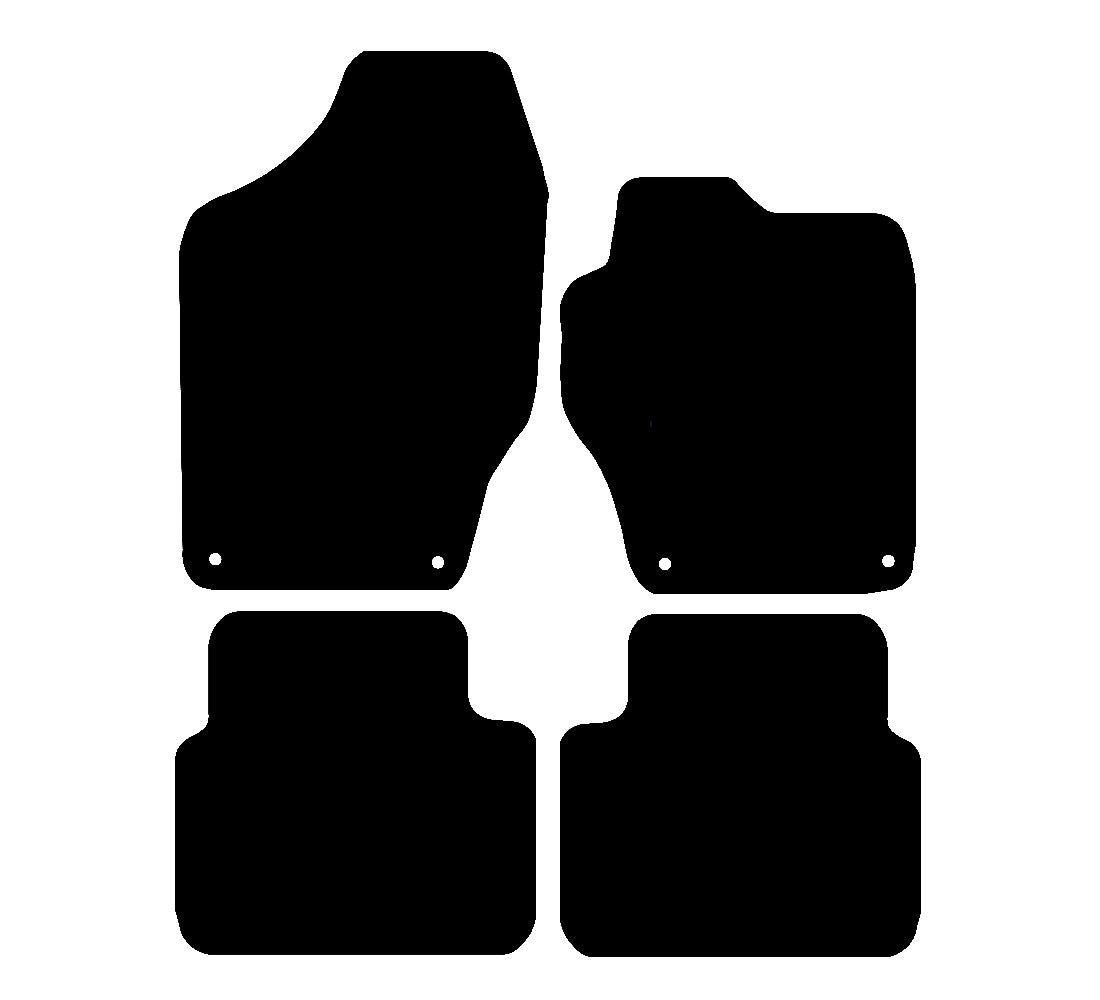 Peugeot 308 SW 2007 - 2013 Car Mats vehicle mat pattern