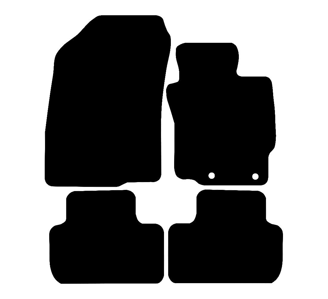 Mitsubishi ASX 2010 to Present Car Mats vehicle mat pattern