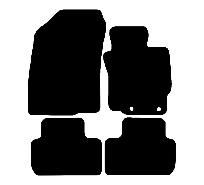 Mitsubishi ASX 2010 to Present Car Mats vehicle mat pattern