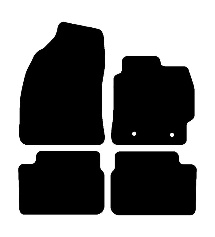 Toyota Corolla 2007 - 2013 Car Mats vehicle mat pattern