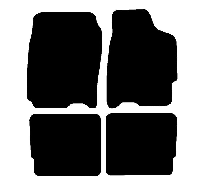 Mazda 323 1998 - 2005 Car Mats vehicle mat pattern