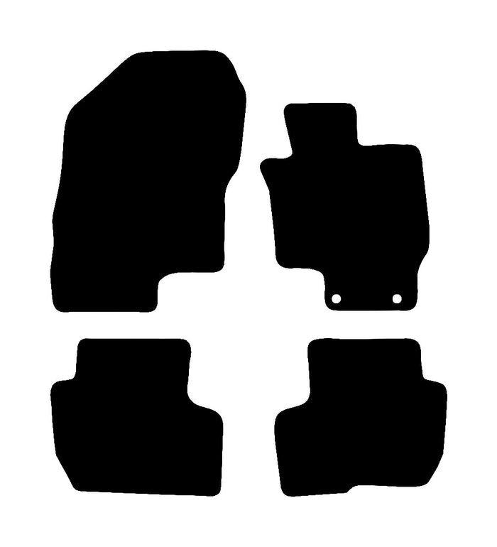 Mitsubishi Outlander Phev 2013 to Present Car Mats vehicle mat pattern