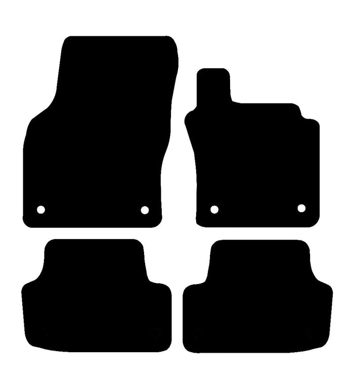 Audi A3 Sportback 2012 - 2020 Car Mats vehicle mat pattern