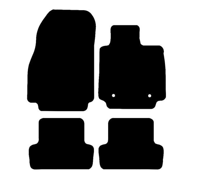 Renault Clio (MK4) 2013 - 2019 Car Mats vehicle mat pattern