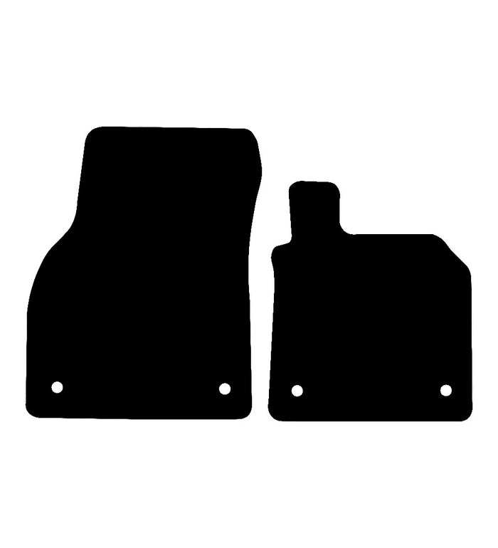 Audi TT 2014 to Present Car Mats vehicle mat pattern