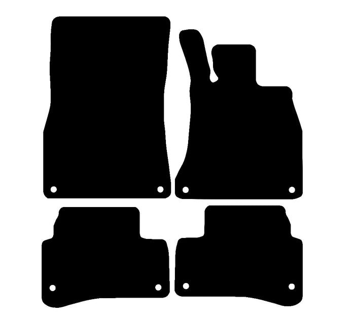 Mercedes S Class SWB (Coupe) W222 / V222 / X222 2013 to Present Car Mats vehicle mat pattern