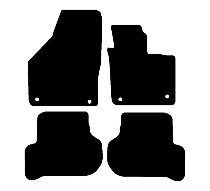 Volkswagen Golf Plus (MK6) 2010 - 2014 Car Mats vehicle mat pattern