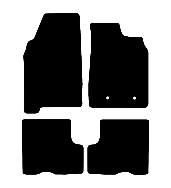 Dacia Duster (Without Passenger Seat Draw) 2018 - 2024 Car Mats vehicle mat pattern