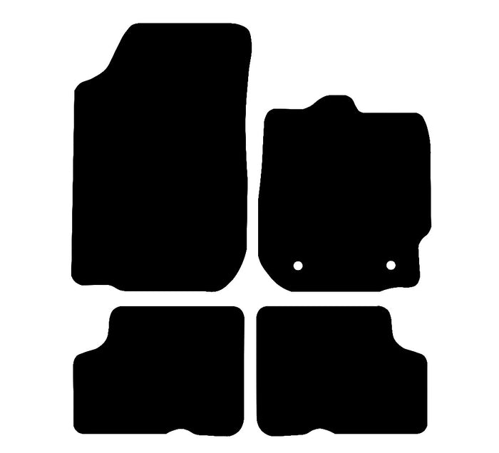 Dacia Duster 2010 - 2018 Car Mats vehicle mat pattern