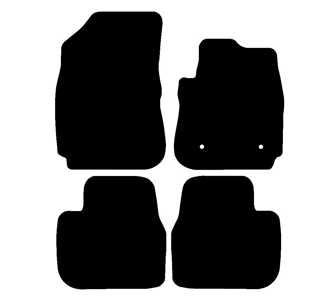 Citroen C4 Cactus 2014 to Present Car Mats vehicle mat pattern