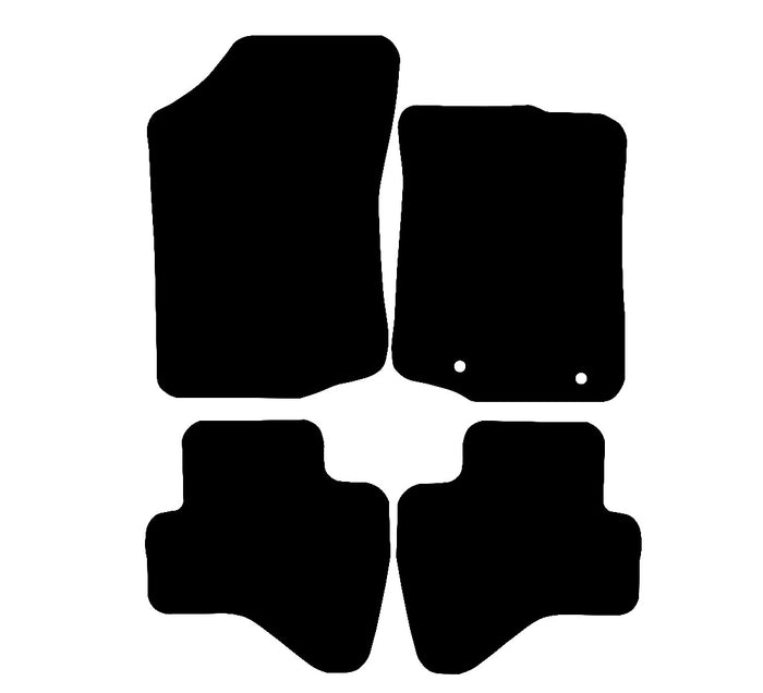 Citroen C1 2014 to Present Car Mats vehicle mat pattern