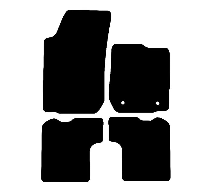 Dacia Sandero II 2013 - 2020 Car Mats vehicle mat pattern