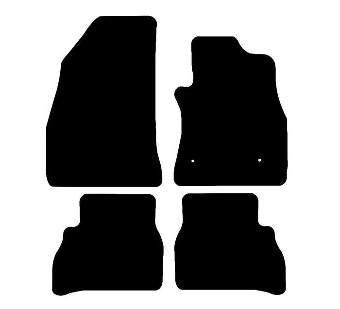 Fiat Doblo Estate/MPV 2010 -2021 Car Mats vehicle mat pattern