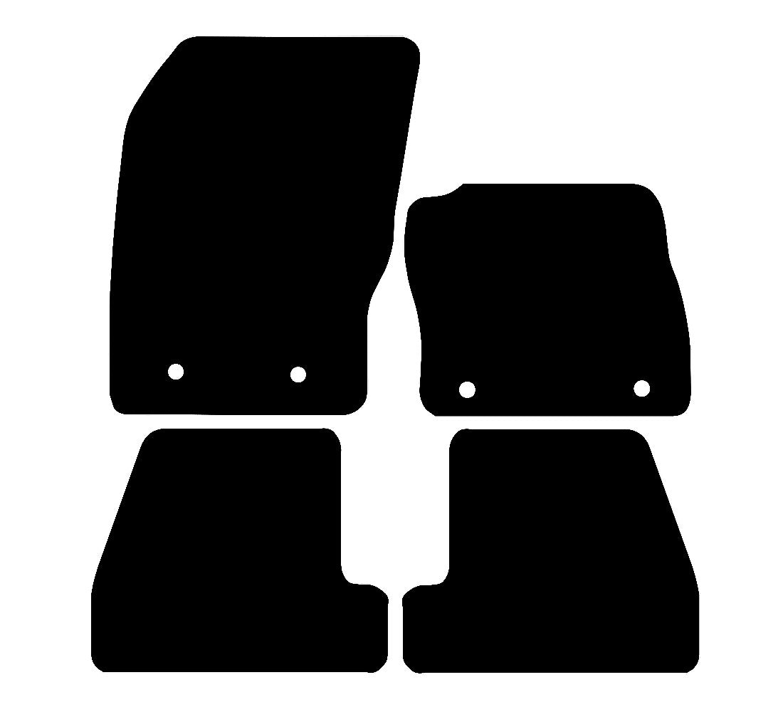 Ford Focus (MK3.5) (Facelift) (4 Clip Version) 2015 - 2018 Car Mats vehicle mat pattern