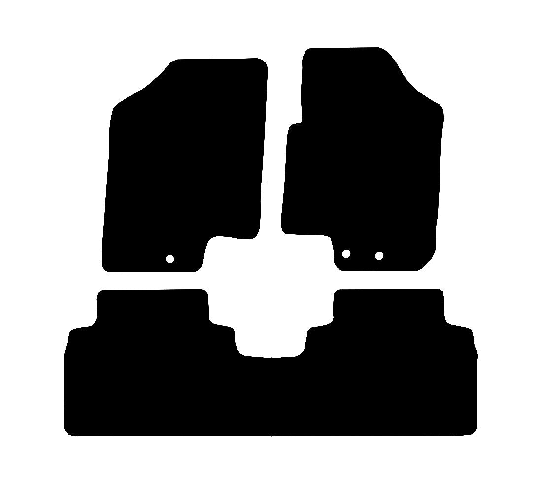 Kia Venga (3 Piece) 2010 to Present Car Mats vehicle mat pattern
