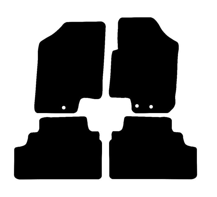 Kia Venga (4 Piece) 2010 to Present Car Mats vehicle mat pattern