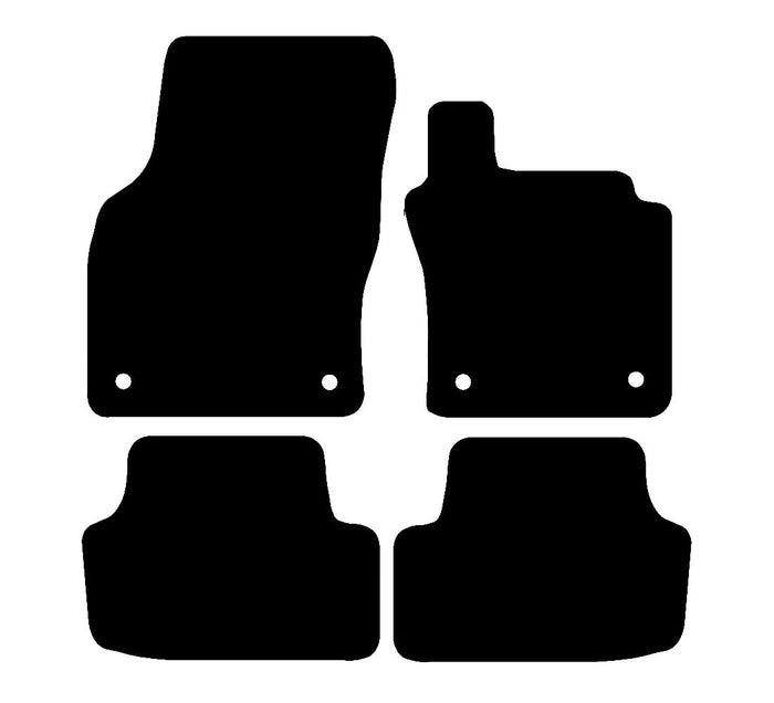 Audi A3 Saloon 2012 - 2020 Car Mats vehicle mat pattern