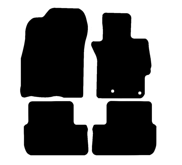 Mitsubishi Lancer 2013 - 2020 Car Mats vehicle mat pattern