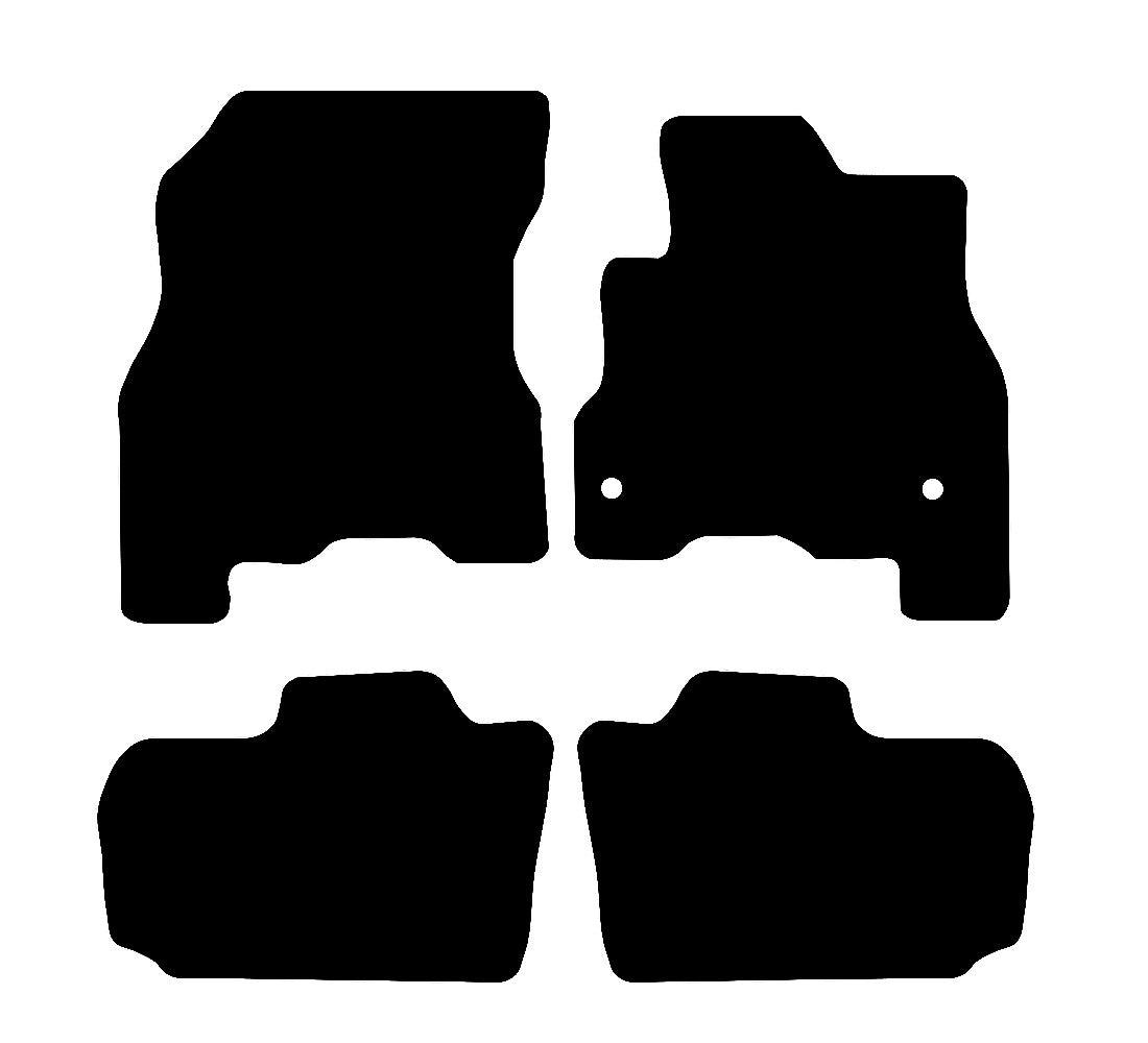 Nissan Leaf 2014 - 2017 Car Mats vehicle mat pattern