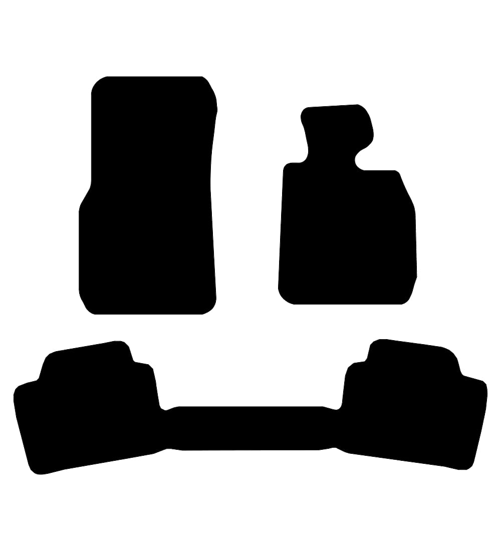 BMW 3 Series Saloon (F30)(F80) (1 Piece Backmat) 2012 - 2019 Car Mats vehicle mat pattern