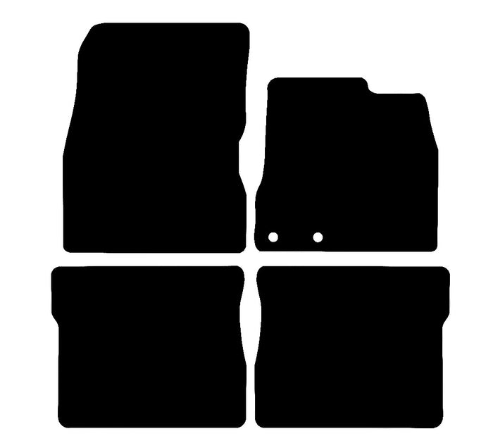 Nissan Note 2012 to Present Car Mats vehicle mat pattern