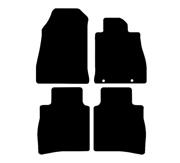Nissan Pulsar 2014 to Present Car Mats vehicle mat pattern