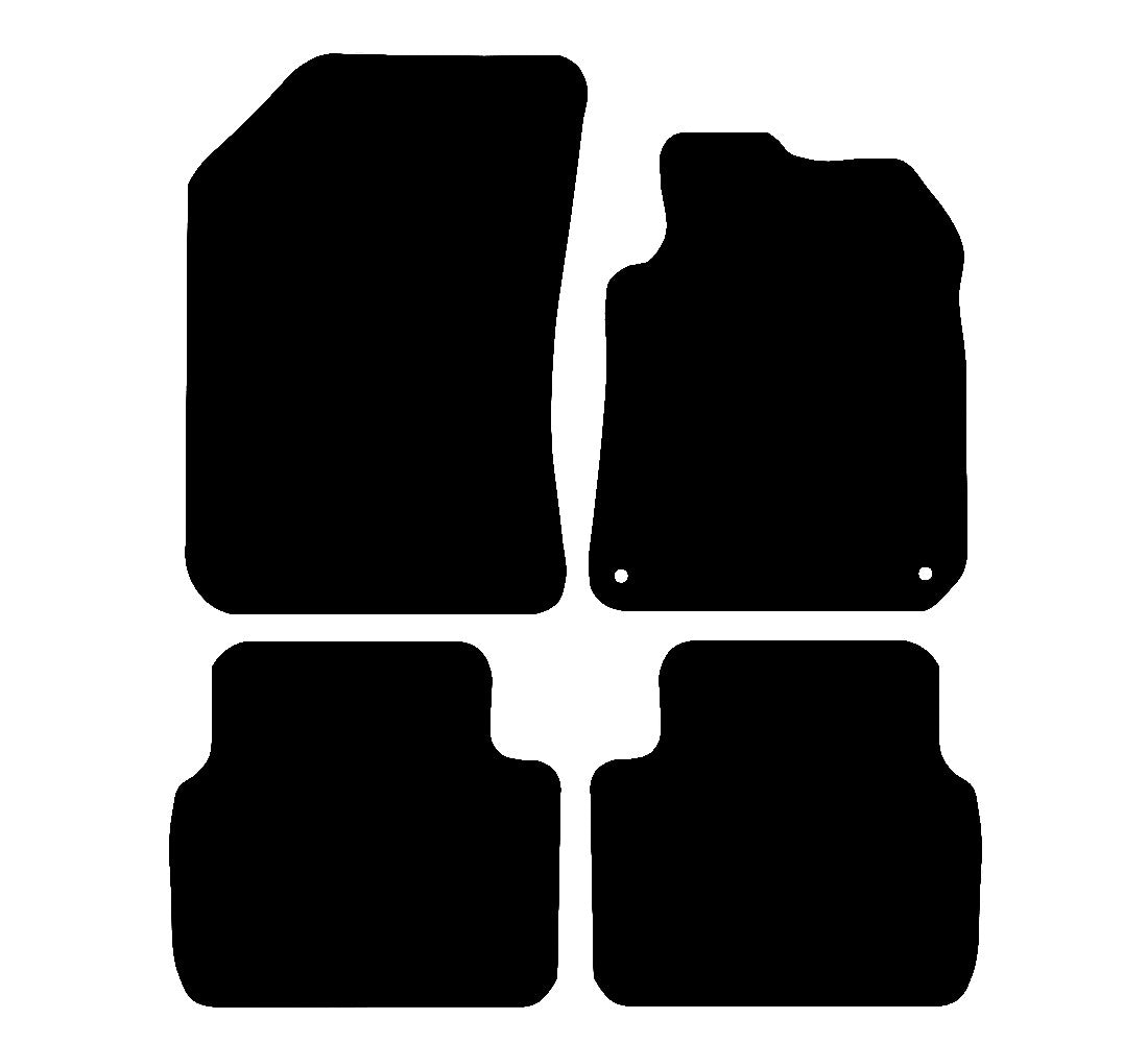 Peugeot 308 SW 2014 - 2021 Car Mats vehicle mat pattern
