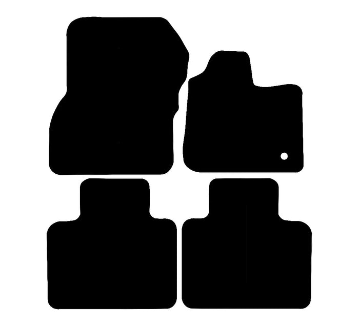 Renault Zoe 2012 - 2020 Car Mats vehicle mat pattern