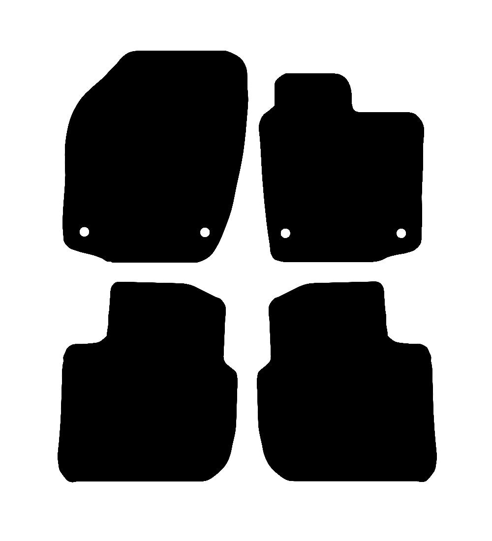 Seat Toledo 2013 to Present Car Mats vehicle mat pattern