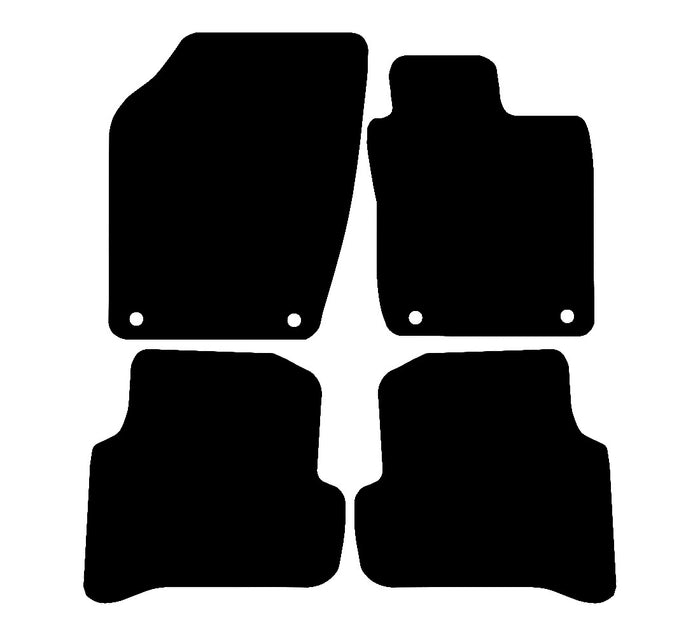 Skoda Fabia 2015 - 2021 Car Mats vehicle mat pattern
