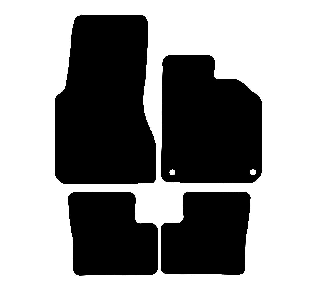Smart ForFour 2015 to Present Car Mats vehicle mat pattern