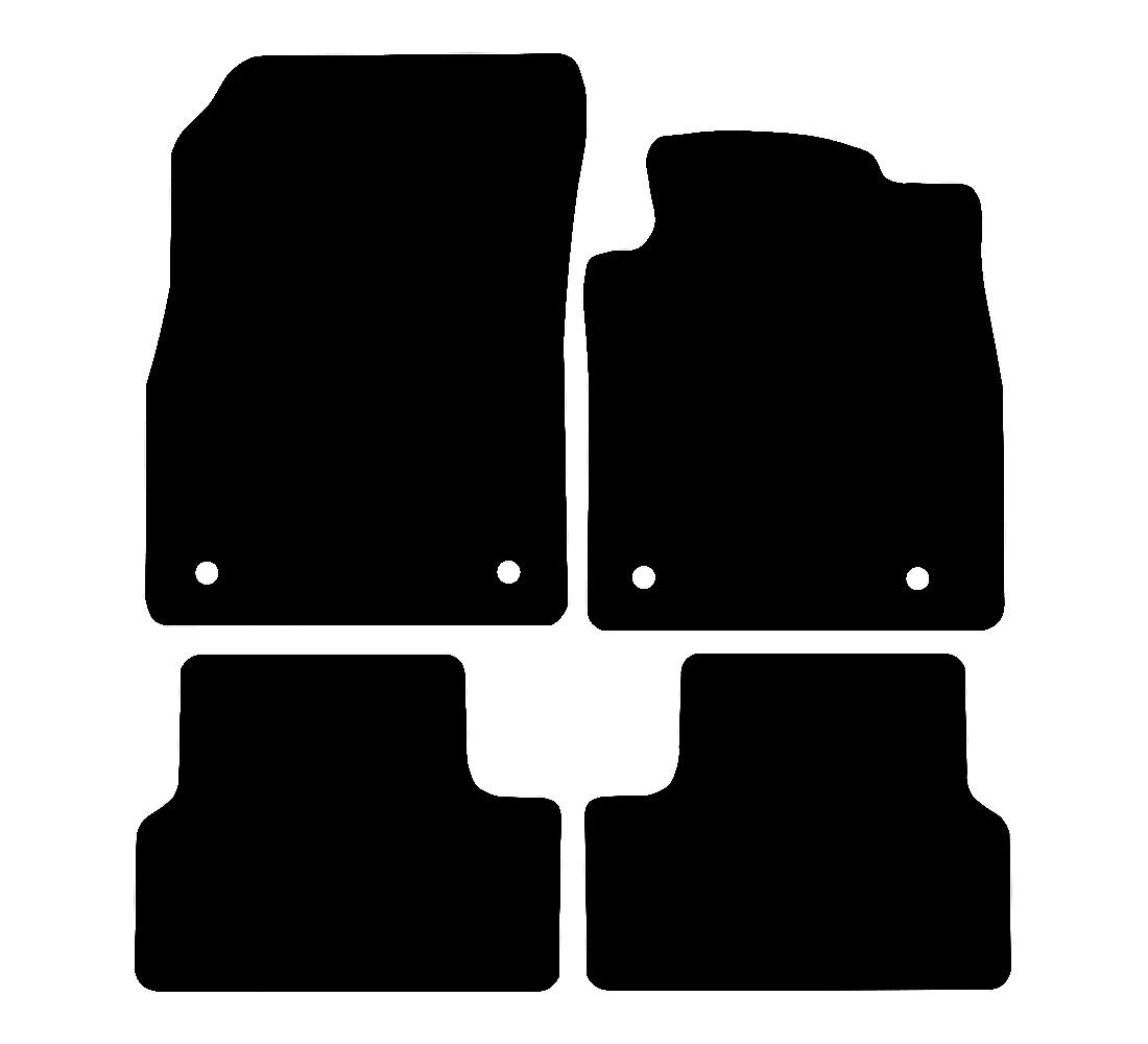 Vauxhall Cascada 2013 to Present Car Mats vehicle mat pattern
