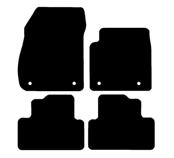 Vauxhall Zafira C Tourer (4-Piece) 2012 to Present Car Mats vehicle mat pattern