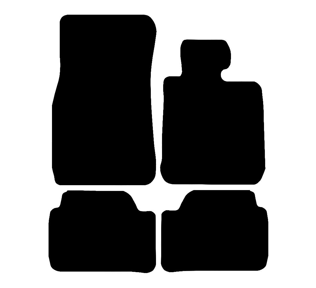BMW 1 Series E81 (3 Door) 2004 - 2013 Car Mats vehicle mat pattern