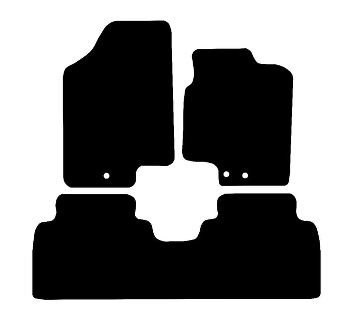 Hyundai IX20 2010 to Present Car Mats vehicle mat pattern