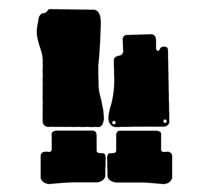 Mercedes CLC 2008 to Present Car Mats vehicle mat pattern