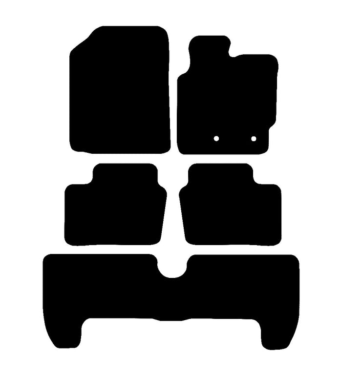 Toyota Urban Cruiser 2009 - 2012 Car Mats vehicle mat pattern