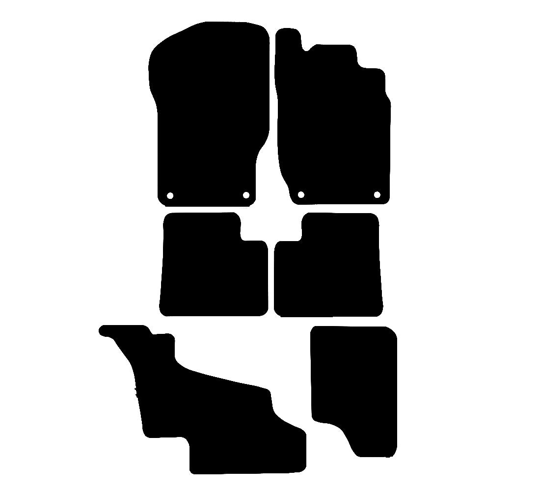 Mercedes GL (G Wagon) (6 Piece Set) 2006 - 2013 Car Mats vehicle mat pattern
