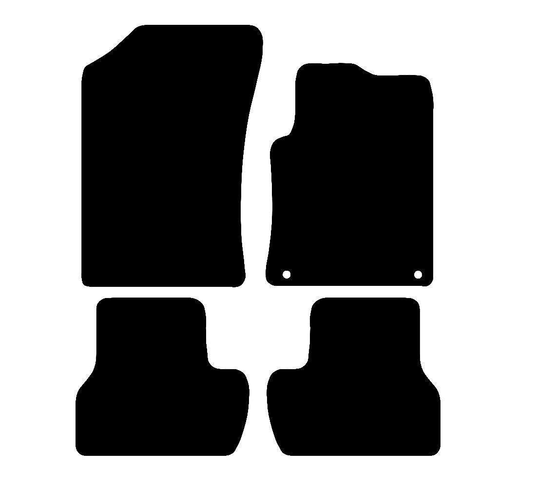 Citroen C3 2013 - 2017 Car Mats vehicle mat pattern