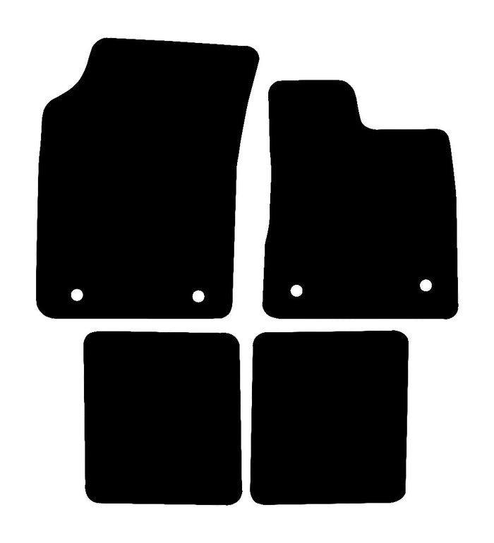 Chrysler Ypsilon (MK3) 2011 - 2015 Car Mats vehicle mat pattern