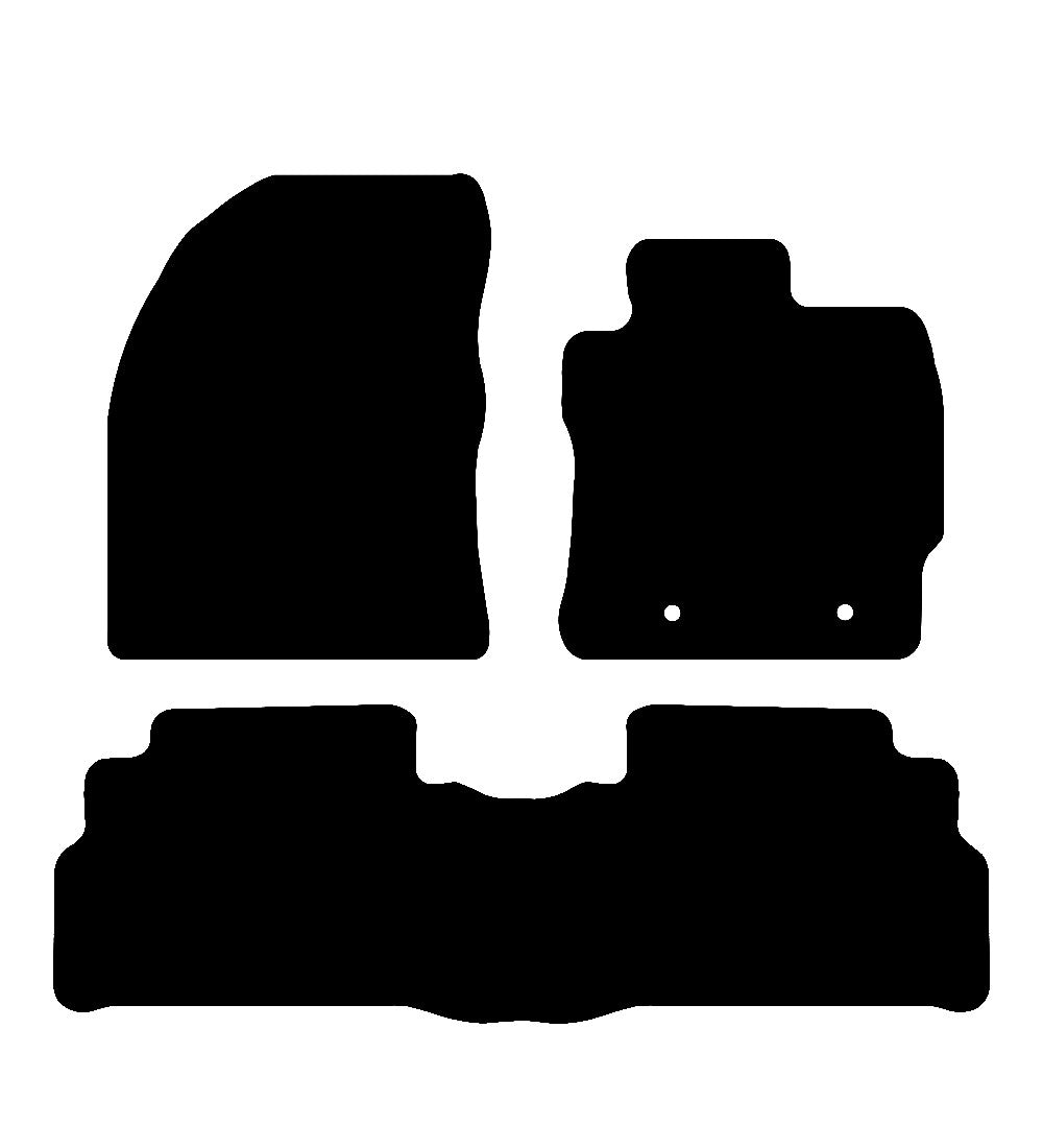 Toyota Verso 2012 to Present Car Mats vehicle mat pattern
