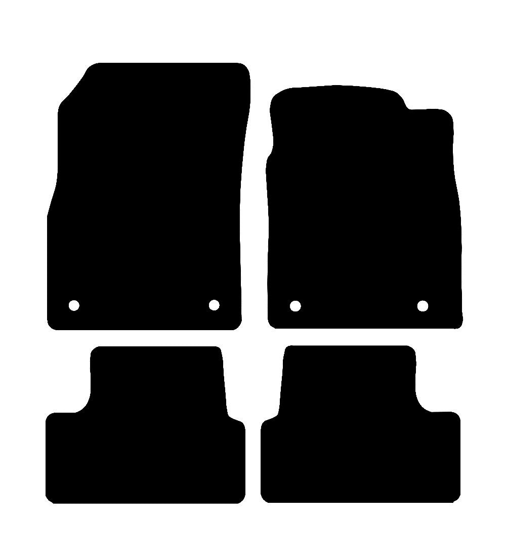 Fiat Bravo 2014 to Present Car Mats vehicle mat pattern