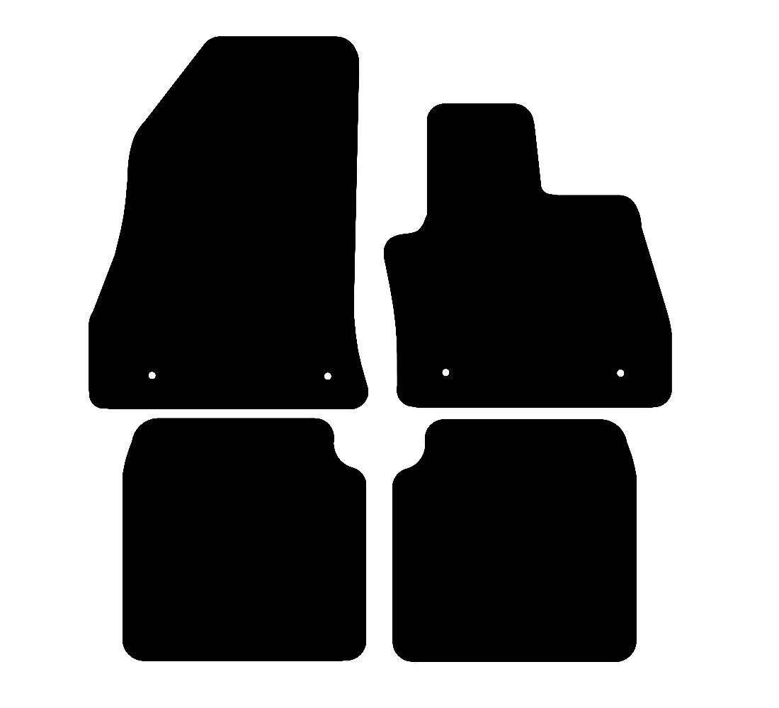 Fiat 500 L 2013 to Present Car Mats vehicle mat pattern