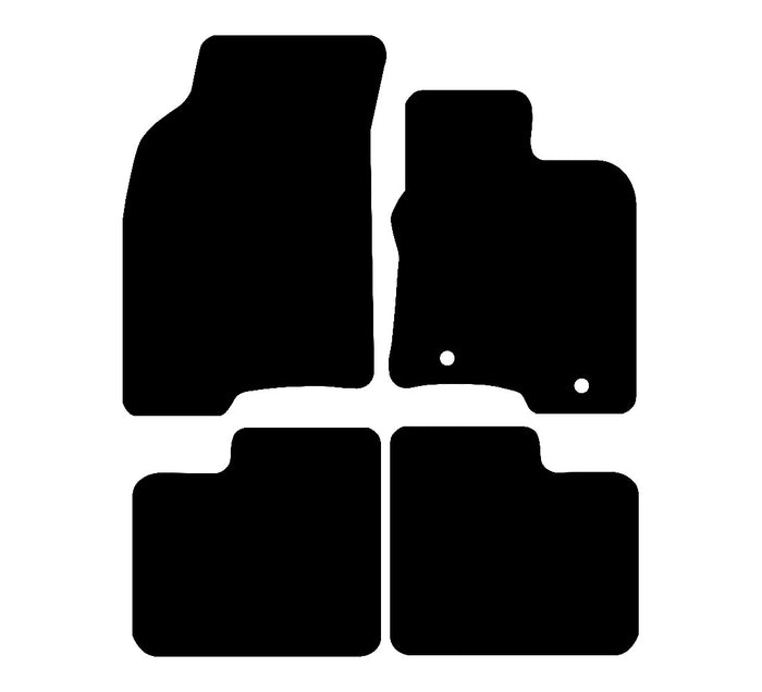 Fiat Panda 4x4 2012 - 2015 Car Mats vehicle mat pattern