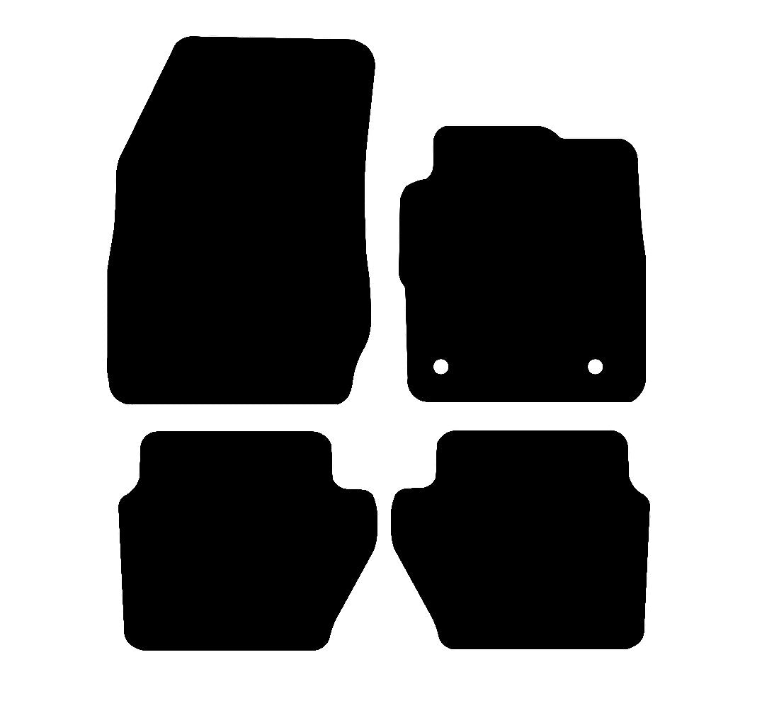 Ford Fiesta (MK7) 2011 - 2017 Car Mats vehicle mat pattern