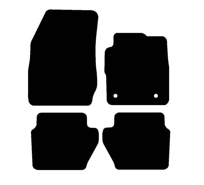 Ford Fiesta (MK7) 2011 - 2017 Car Mats vehicle mat pattern