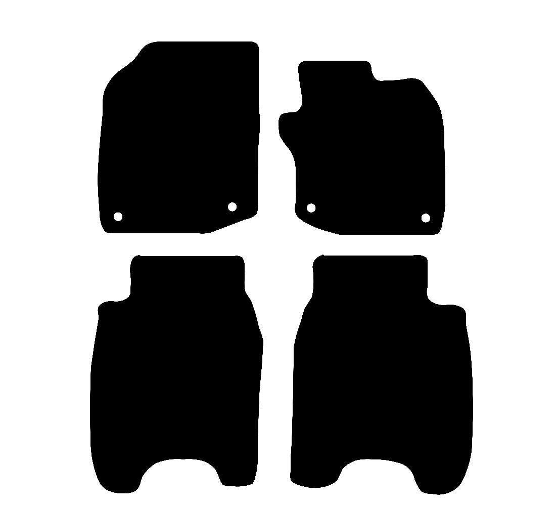 Honda Civic (MK9) 2012 - 2016 Car Mats vehicle mat pattern